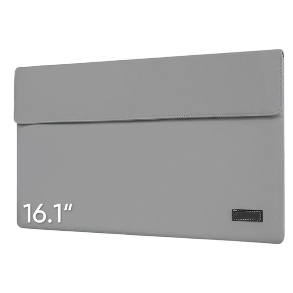 16.1" Portable Monitor/Laptop Sleeve Travel Bag / Magnetic Closure / Gray / NIB - Picture 1 of 2